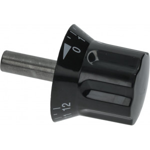 ADJUSTABLE KNOB BLACK ϕ 12x80 mm