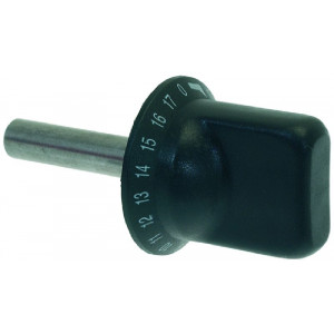 ADJUSTABLE KNOB BLACK ϕ 12x100 mm