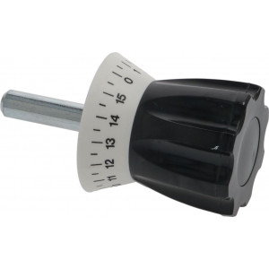 ADJUSTABLE KNOB BLACK ϕ 12x102 mm