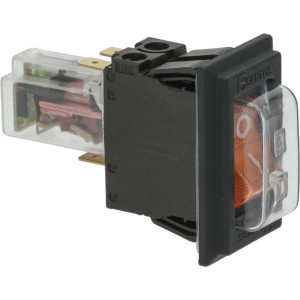 ORANGE PUSH-BUTTON 4A 240V