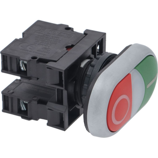 PUSH-BUTTON PANEL O-I GREEN-RED 15A 500V PUSH-BUTTON PANEL O-I GREEN-RED 15A 500V