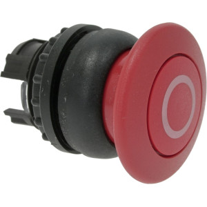 MUSHROOM PUSH-BUTTON RED