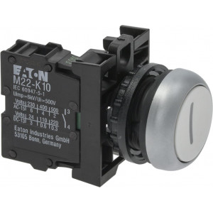 FLUSH PUSH-BUTTON MATT WHITE SIMB. 