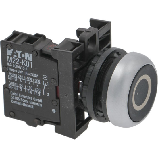 FLUSH PUSH-BUTTON BLACK SIMB. FLUSH PUSH-BUTTON BLACK SIMB.