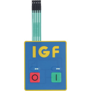 DIGITAL RECTAN.PUSH-BUTTON PANEL OFF-ON