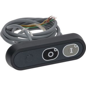 OVAL PUSH-BUTTON PANEL 0-I WITH BOARD