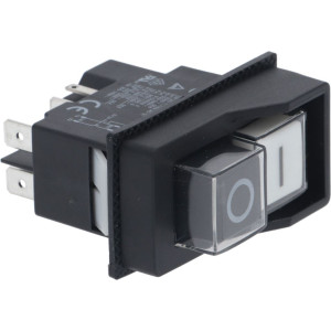 PUSH-BUTT.PANEL 0-I WHITE-BLACK 16A 250V