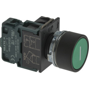 GREEN START PUSH-BUTTON 10A 600V ELFIN