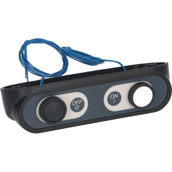 SLANTED OVAL PUSH-BUTTON PANEL ON-OFF