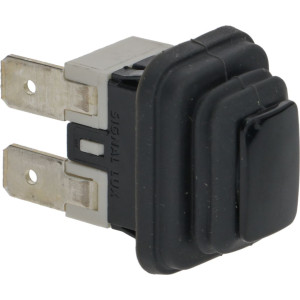 PUSH-BUTTON 1-POLE BLACK 10A 250V