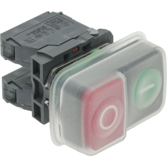 PUSH-BUTT.PANEL 0-I GREEN-RED 16A 250V PUSH-BUTT.PANEL 0-I GREEN-RED 16A 250V