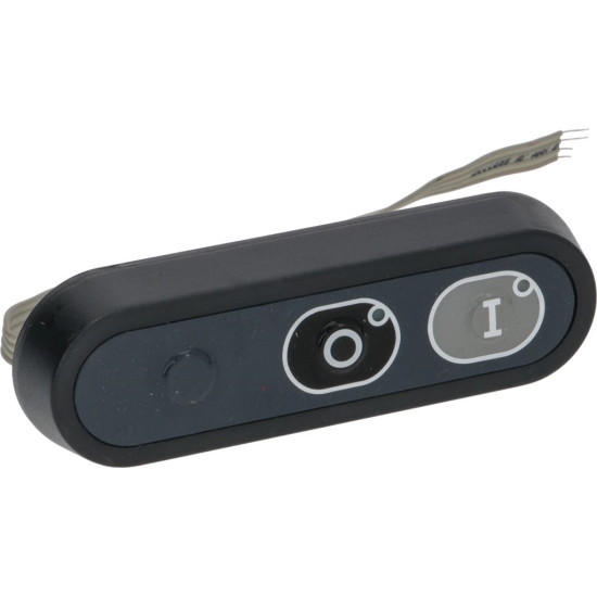 OVAL PUSH-BUTTON PANEL 0-I WITH BOARD OVAL PUSH-BUTTON PANEL 0-I WITH BOARD