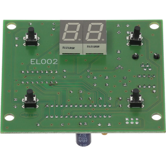 ELECTRON.CONTROL CIRCUIT BOARD 87x81 mm