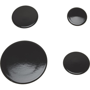 BURNER COVERS BLACK ZANUSSI