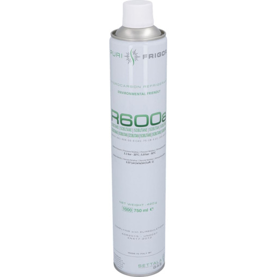 DISPOSABLE CYLINDER 420 gr R600a